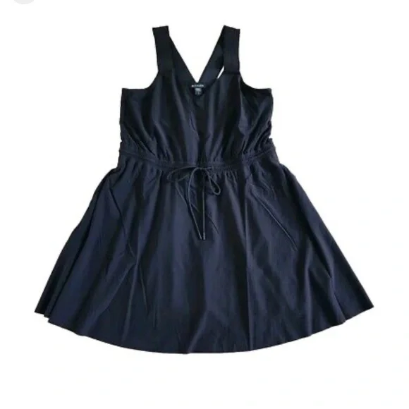 Athleta Women’s Black Savannah Strap Mini Dress NWOT - Medium - Picture 3 of 11